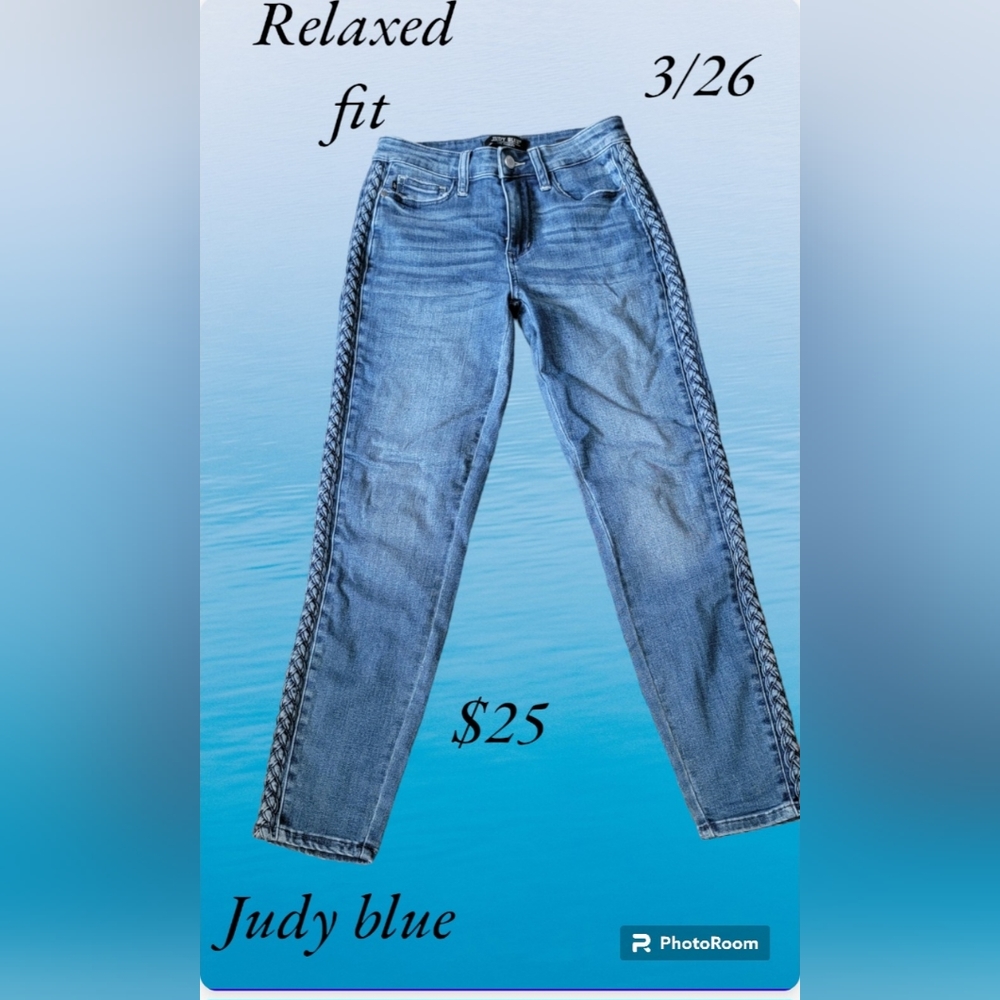 Judy blue braided jeans